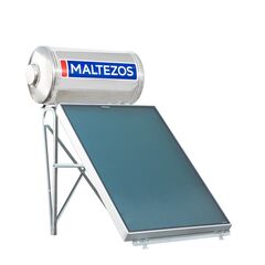 Maltezos 160 liters Stainless Steel (Inox) SAC 130 X 200 with Selective Aluminum Surface Solar Thermal Panel-Collector Dual Energy Solar Water Heater [CLONE] | OFFERS στο Papagiannis.gr