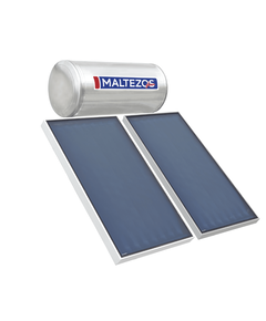 Maltezos Glass 200 liters 2 X SAC 90 X 150 (2 Solar Thermal Panels - Collectors) Dual Energy Solar Water Heater | MALTEZOS SOLAR WATER HEATERS στο Papagiannis.gr