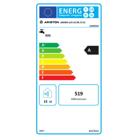 ARISTON ANDRIS LUX 10 OR/5 EU Ηλεκτρικός Θερμοσίφωνας 10lt (πάνω από νεροχύτη) | ARISTON στο Papagiannis.gr