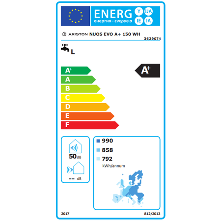 ARISTON NUOS EVO A+ 150 WH Αντλία Θερμότητας Νερού 150 λίτρα με υδραυλική μονάδα ασφαλείας | ARISTON στο Papagiannis.gr