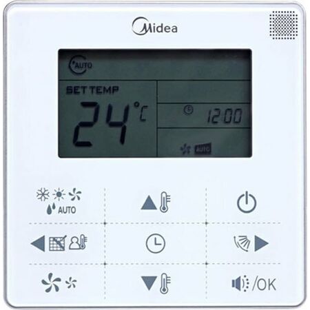 MIDEA KJR-29B/E Wired remote controller for Wall Fan Coil | MIDEA στο Papagiannis.gr