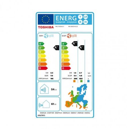 TOSHIBA YUKAI RAS-B13E2KVG/RAS-13E2AVG-E Κλιματιστικό Τοίχου 13.000btu/h | ΟΙΚΙΑΚΑ στο Papagiannis.gr