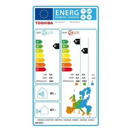 TOSHIBA YUKAI RAS-B24E2KVG/RAS-24E2AVG-E Κλιματιστικό Τοίχου 24.000btu/h | ΟΙΚΙΑΚΑ στο Papagiannis.gr