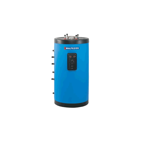 MALTEZOS Stainless Steel (Inox) Boiler room 300lts, vertical, (triple energy) [CLONE] | BOILERS MALTEZOS στο Papagiannis.gr