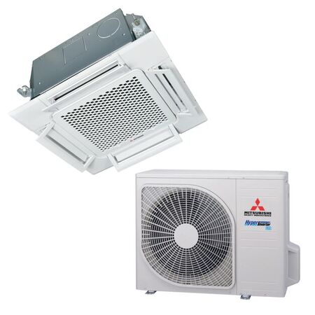 FDTC-50-VH/SRC50ZSX-W2 Mitsubishi H.I. 18.000 btu/h Κασέτα Compact 60x60 εκ. Hyper Inverter | Ημικεντρικά στο Papagiannis.gr