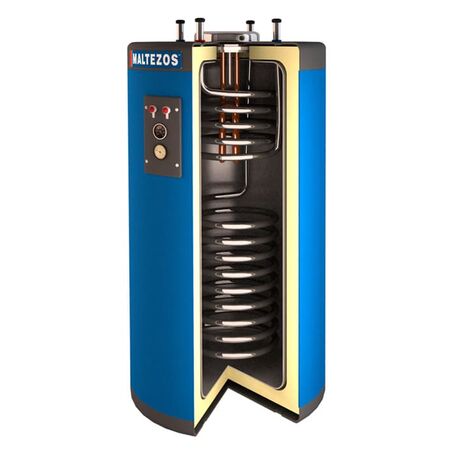 MALTEZOS Stainless Steel (Inox) Boiler room 200lts, vertical, (triple energy) 3,5kw [CLONE] | BOILERS MALTEZOS στο Papagiannis.gr